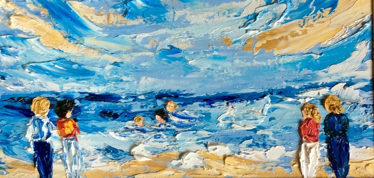 Happiness a day at the Beach @ the Kilrane Gallery