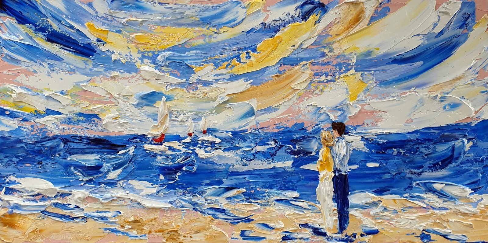 Leave foot prints of love and Kindness @ the beach