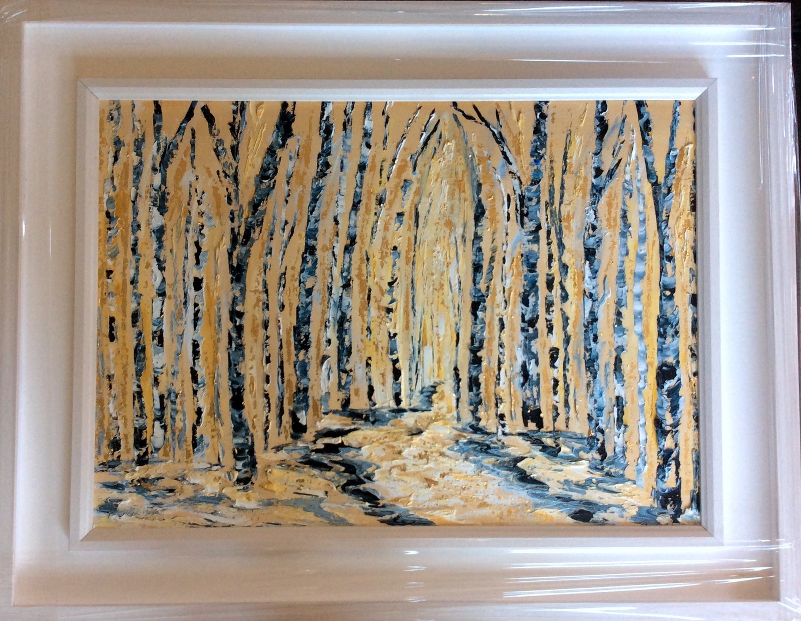 GOLDEN - Original  - part of The Gold Leaf series