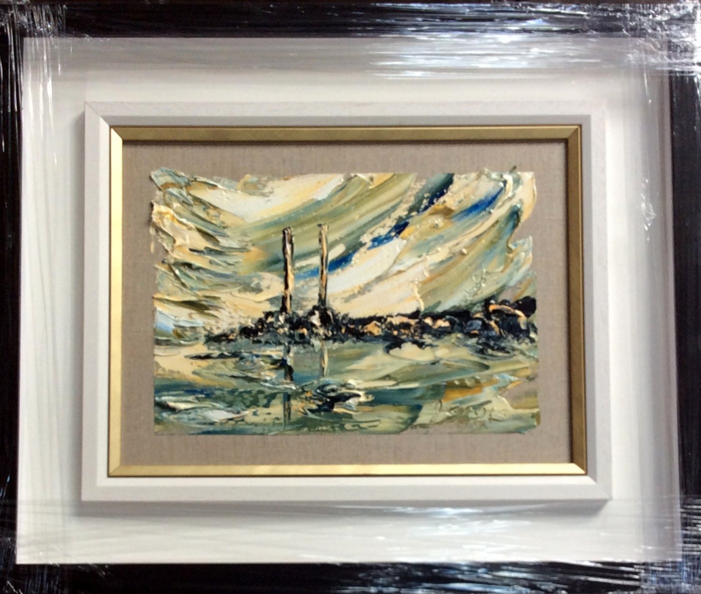 The First thing I see' on linen original