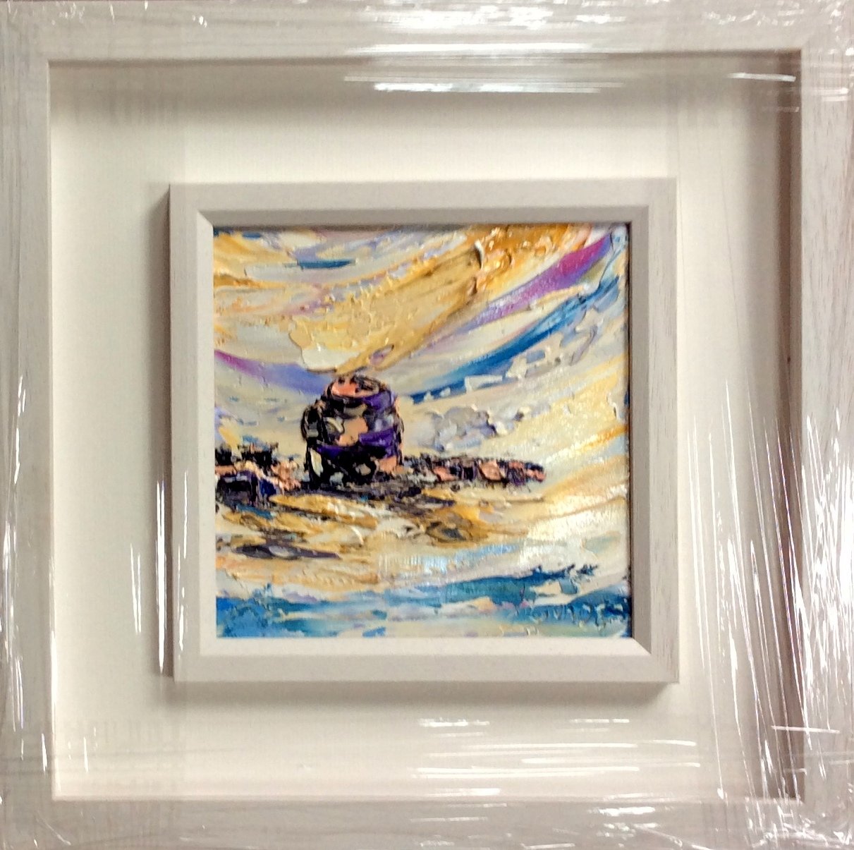 Summertime the Martello- original oil palette knife