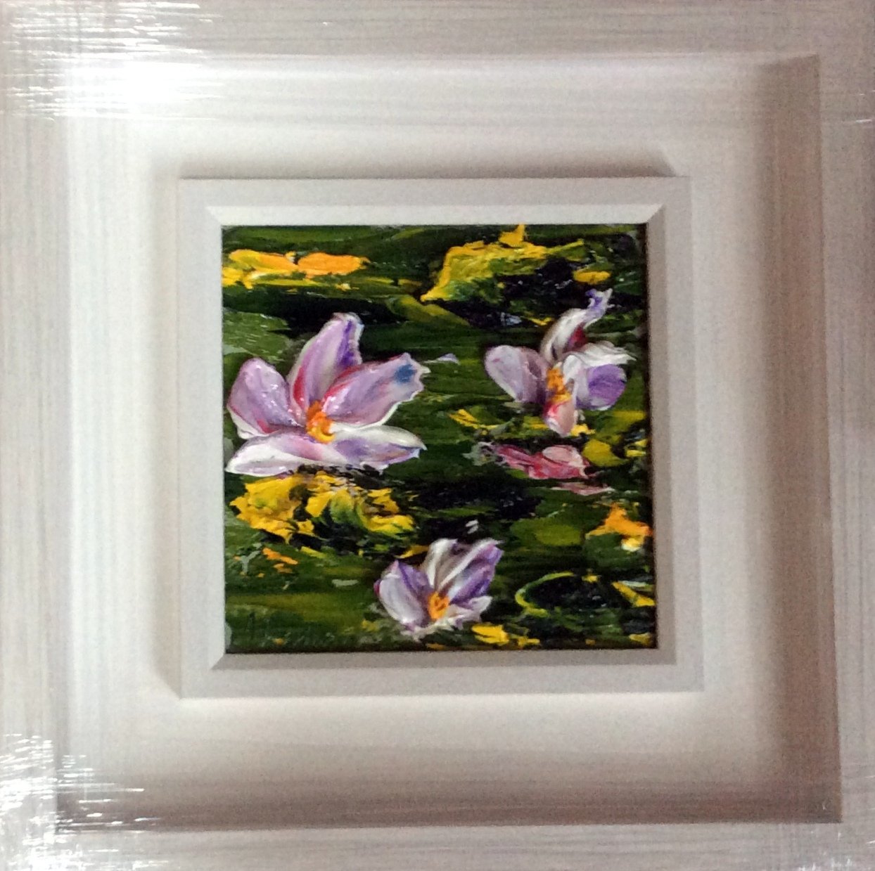 Waterily serenity  -original oil palette knife