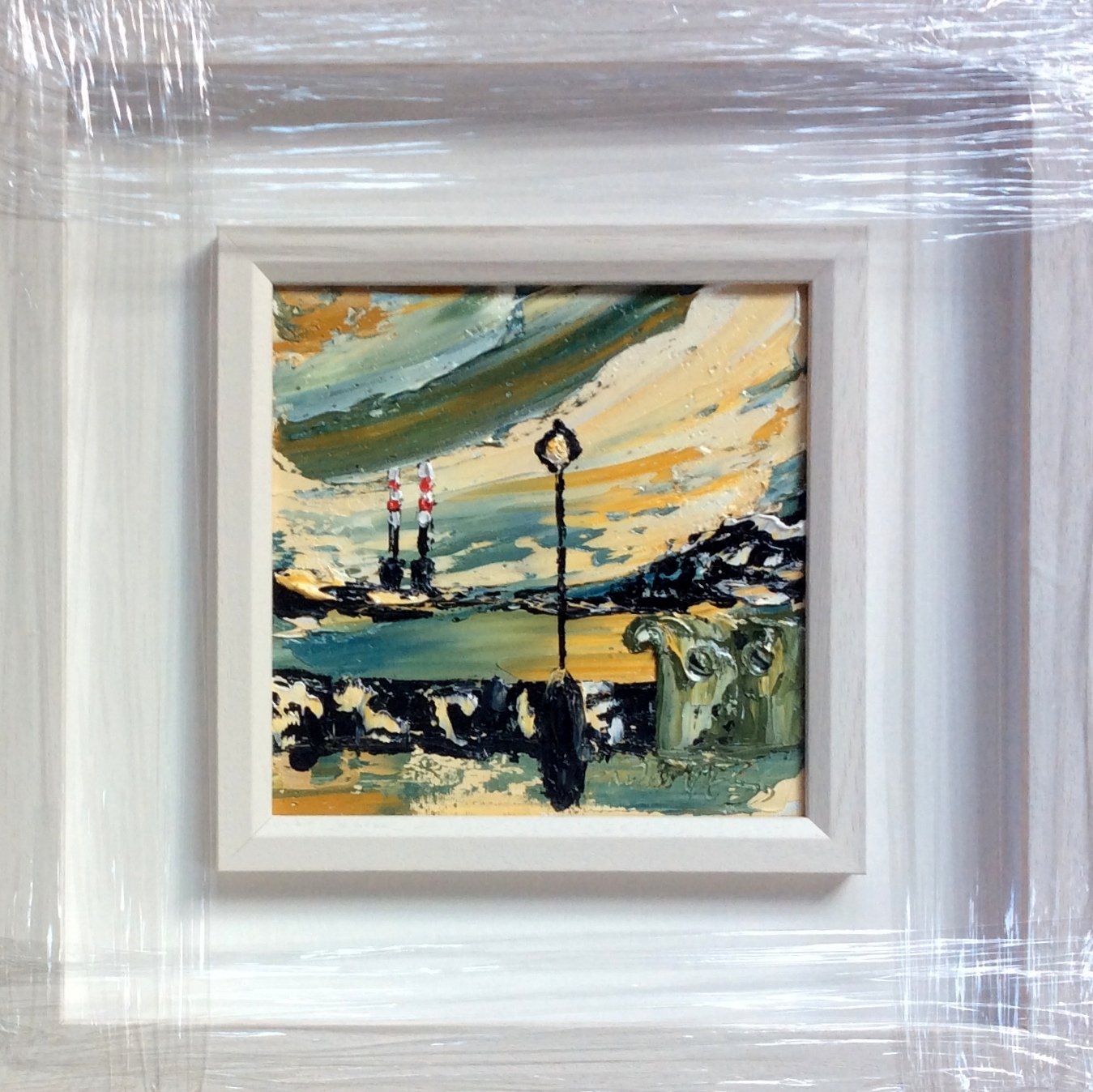 Clontarf Prominade - original oil palette knife