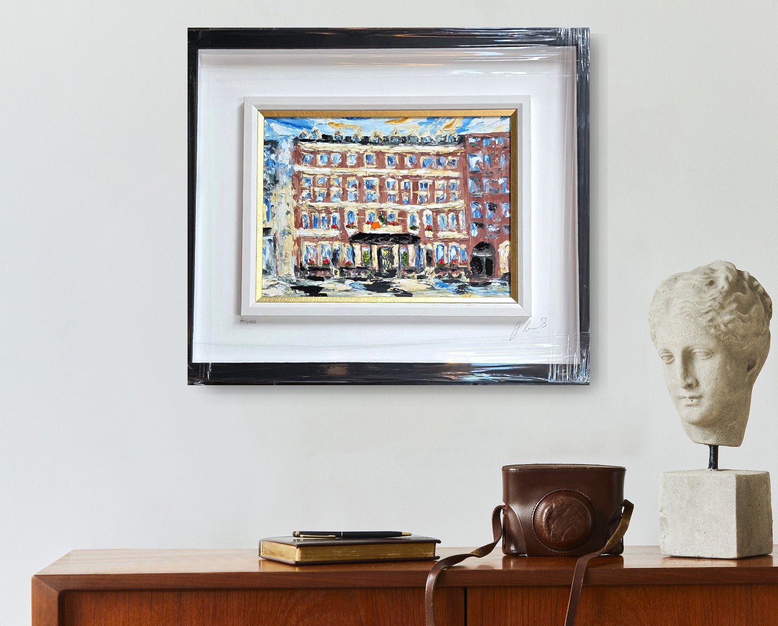 SHELBOURNE SMALL n The Shelbourne Hotel - hand finished -limited edition print on Canvas - Image 1