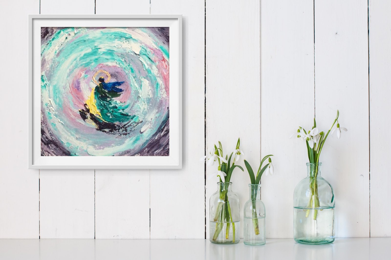 Tiny Dancer - Splendor -  Original oil palette knife
