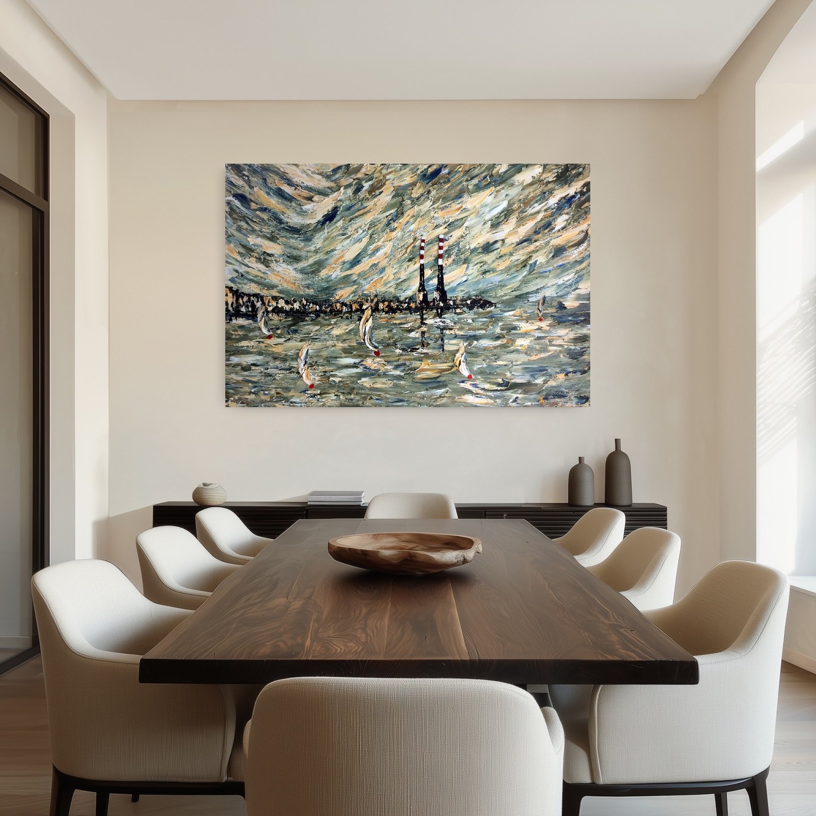 The Dublin Icons still intact - The Chimney Champions can breathe a little easy-  original oil palette knife