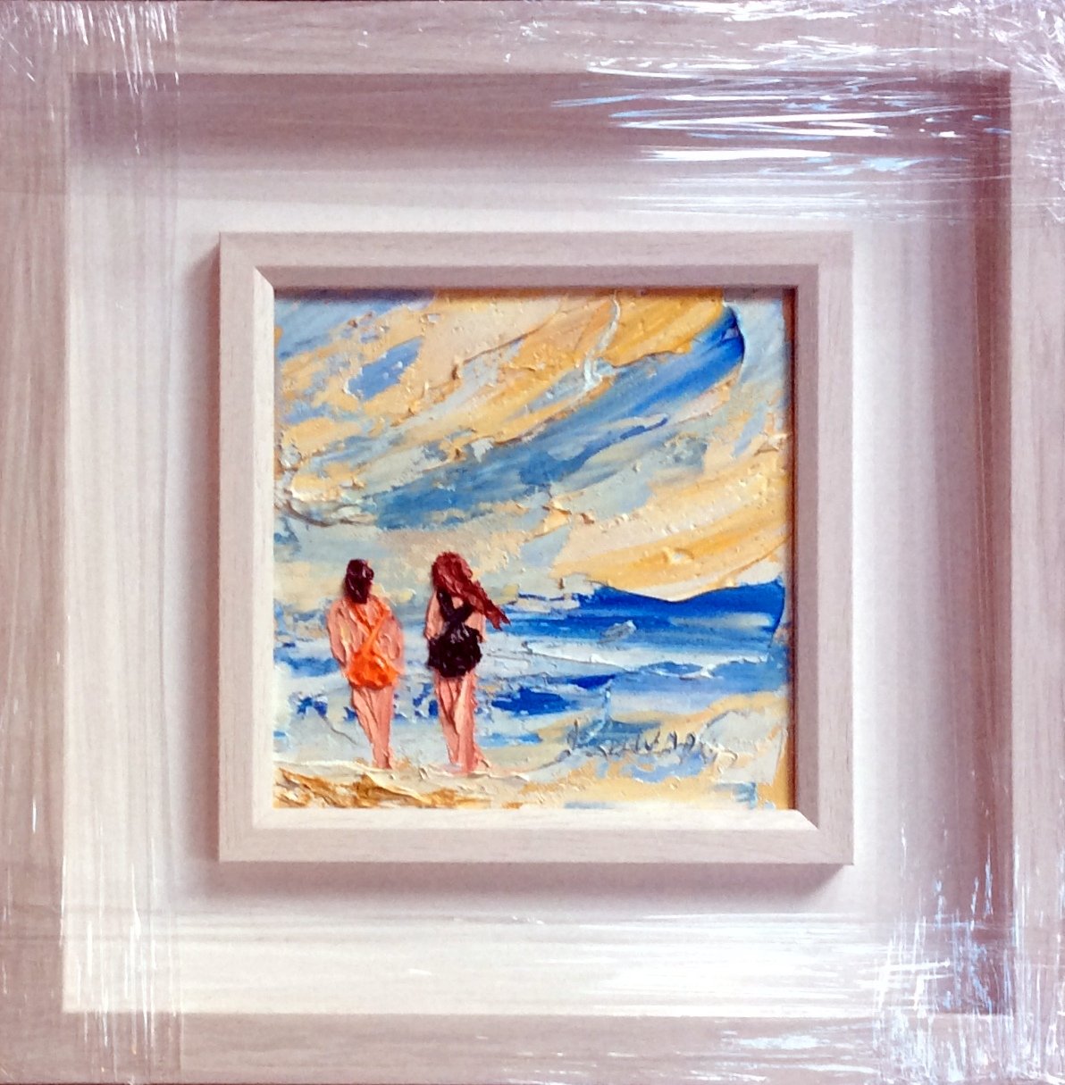 Good Times, Tan Lines- original oil palette knife