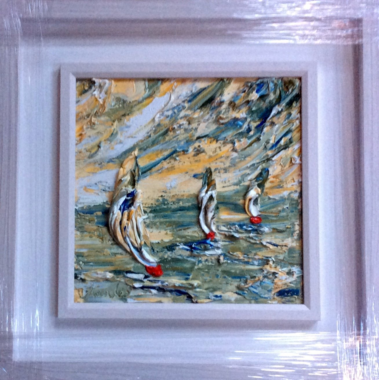 Success is a Journey - original oil palette knife