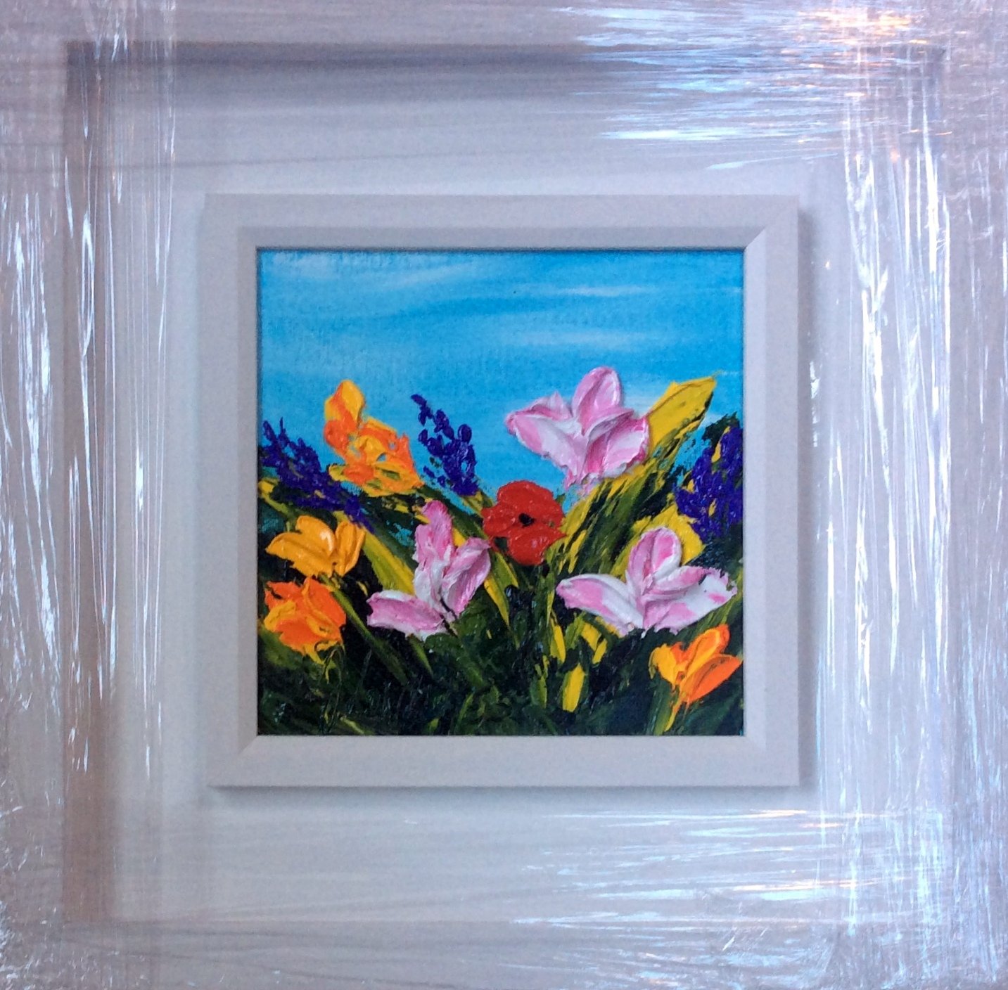Lost in Beauty- original oil palette knife